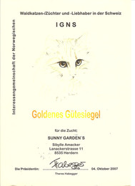 Goldenes Gütesiegel